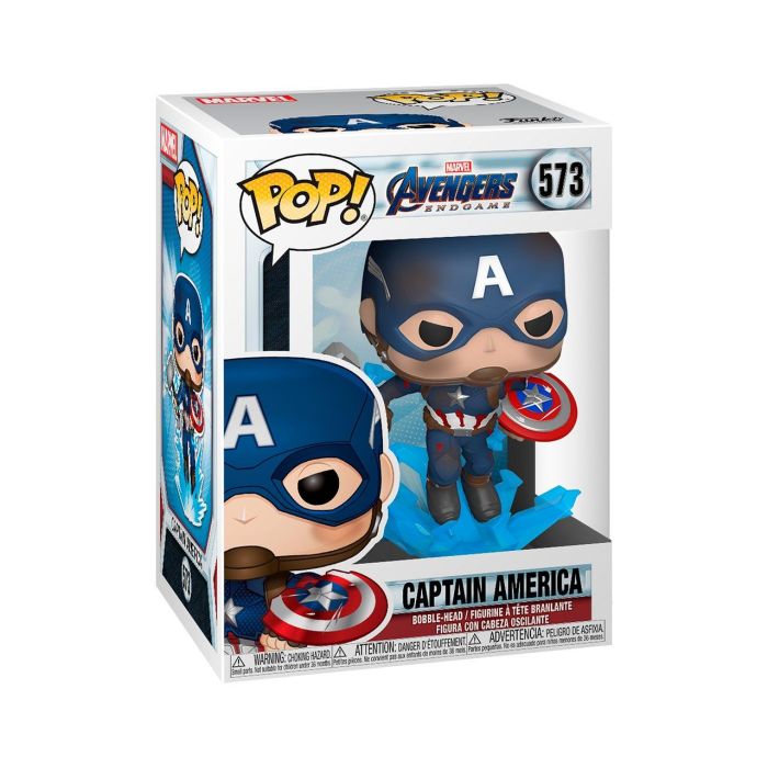 Funko Pop! 45137 Figura Vinilo Captain America con Mjolnir de Marvel Avengers: Endgame 1 Funko Pop! 45137 Figura Vinilo Captain America con Mjolnir de Marvel Avengers: Endgame 1