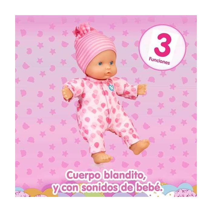 Muñeco Nenuco 3 Funciones Rosa Nfn85000 Nenuco 6