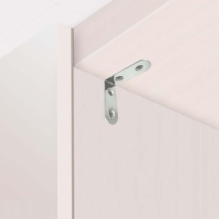 Edm Ángulo Refuerzo An24, Acero Inoxidable, 40x40x16 mm, 4 Unidades 3