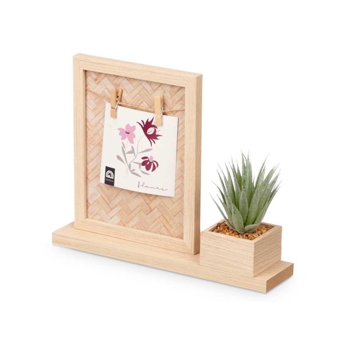 Portafoto 10X10Cm Con Planta Giftdecor (8 Unidades) 1 Portafoto 10X10Cm Con Planta Giftdecor (8 Unidades) 1