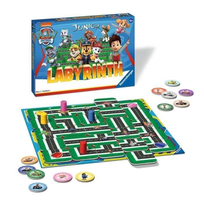 Ravensburger Laberinto Junior Paw Patrol - Juego de Mesa de Habilidad y Estrategia para Niños y Niñas Desde 4 Años 1