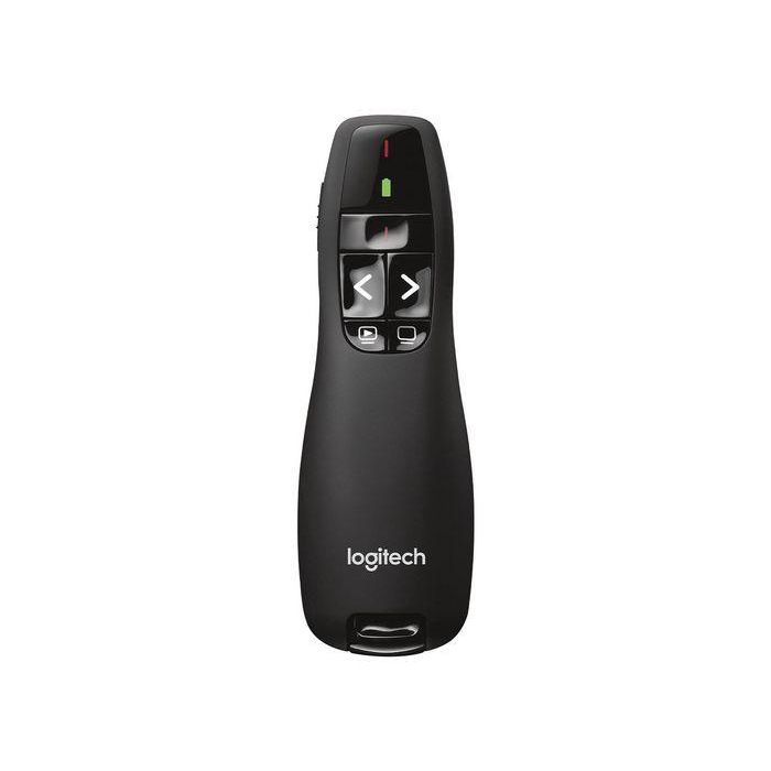 Logitech R400 Presentador Inalámbrico con Puntero Láser Rojo, Controles Intuitivos de Diapositivas, Alcance 15m, Receptor USB Plug & Play 5 Logitech R400 Presentador Inalámbrico con Puntero Láser Rojo, Controles Intuitivos de Diapositivas, Alcance 15m, Receptor USB Plug & Play 5