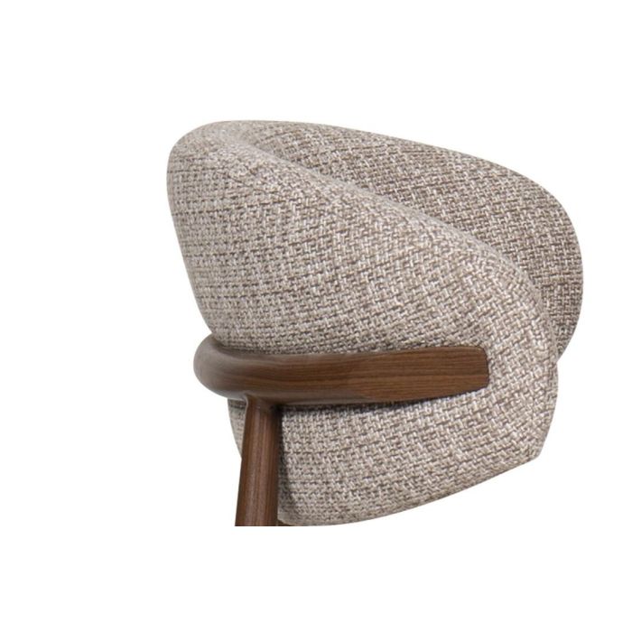 Silla Urban DKD Home Decor Beige Nogal 52 x 78 x 54 cm (2 Unidades) 3