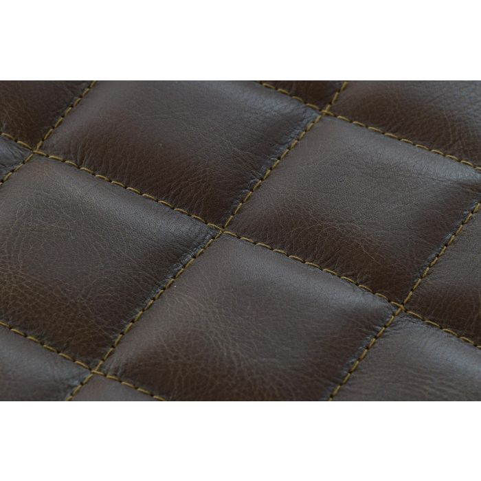 DKD Home Decor Taburete Vintage de Metal y Cuero Marrón Claro Negro, 38x44x82 cm de Alto 2 DKD Home Decor Taburete Vintage de Metal y Cuero Marrón Claro Negro, 38x44x82 cm de Alto 2