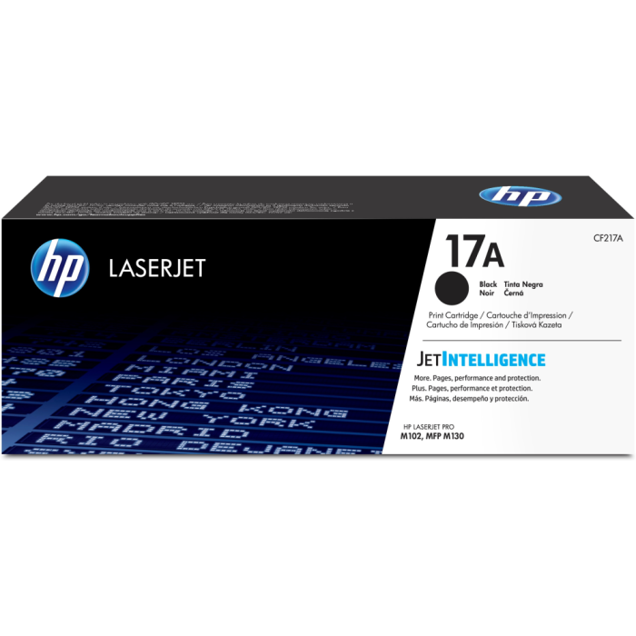 HP LaserJet Pro M102/M104/MFP M130/M132 Toner Negro 17A