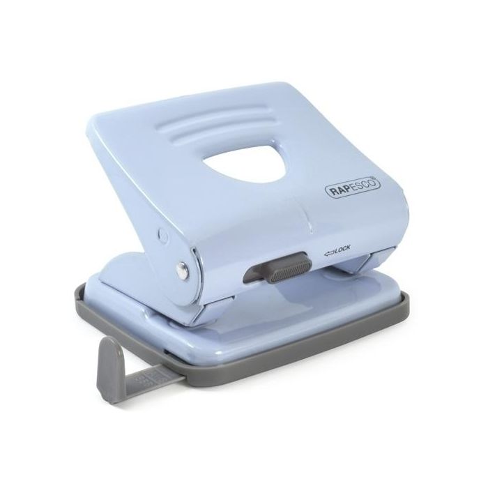 Taladro 2 P. Rapesco 825 Metalico (25 Hojas) Azul