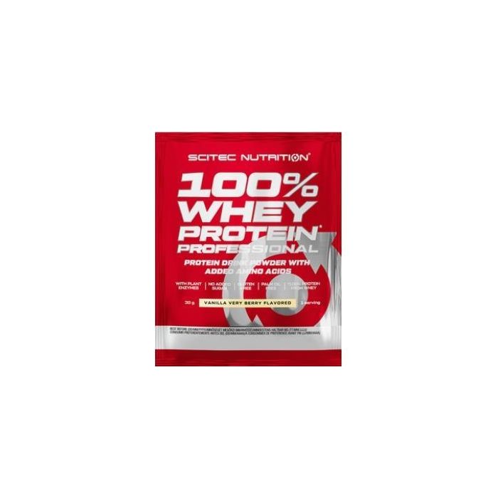 100% Whey Protein 30G Vainilla-Frutas Del Bosque