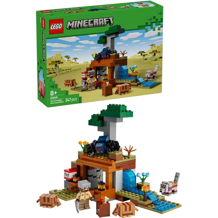 Lego Minecraft La Expedición a la Mina del Armadillo - Set de Construcción para Edad 8+ años 2 Lego Minecraft La Expedición a la Mina del Armadillo - Set de Construcción para Edad 8+ años 2