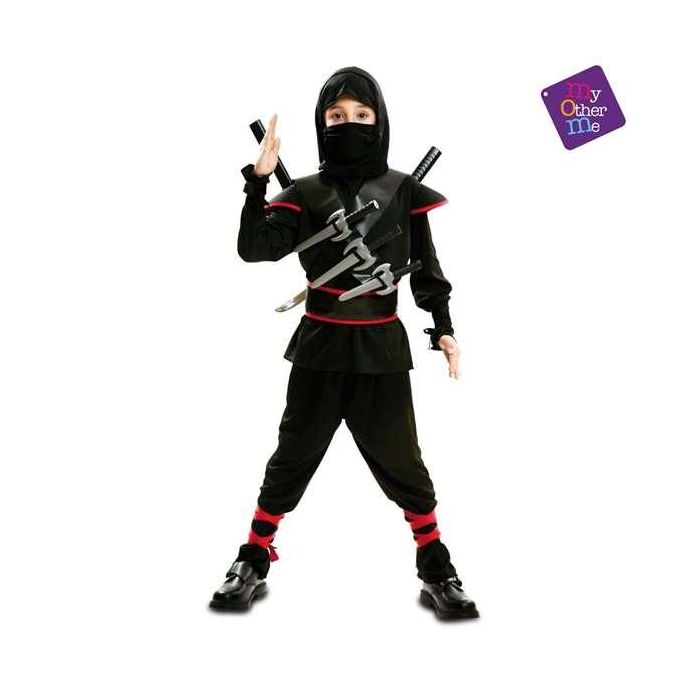 My Other Me Disfraz Killer Ninja completo con Verdugo, Mascarilla, Camiseta, Cinturón y Pantalón - Talla 5-6 Años, 100% Poliéster 7