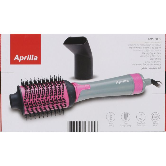 Aprilla Cepillo Moldeador de Pelo 1200W 360º 1 Aprilla Cepillo Moldeador de Pelo 1200W 360º 1
