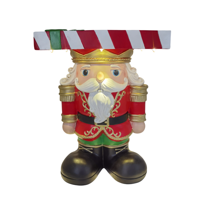 Mesita Auxiliar Navidad Tradicional DKD Home Decor Multicolor 27 x 47 x 37 cm 1