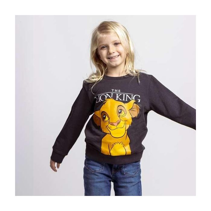 Sudadera sin Capucha Niño The Lion King Gris oscuro 4 Años 3 Sudadera sin Capucha Niño The Lion King Gris oscuro 4 Años 3