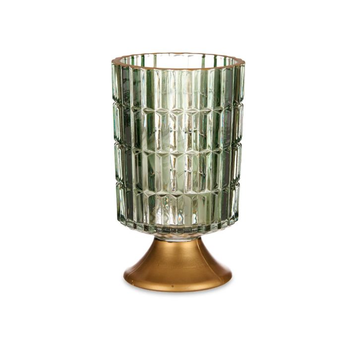 Farol Led Pie Metal Verde Giftdecor 10X18CM (6 Unidades) 1 Farol Led Pie Metal Verde Giftdecor 10X18CM (6 Unidades) 1
