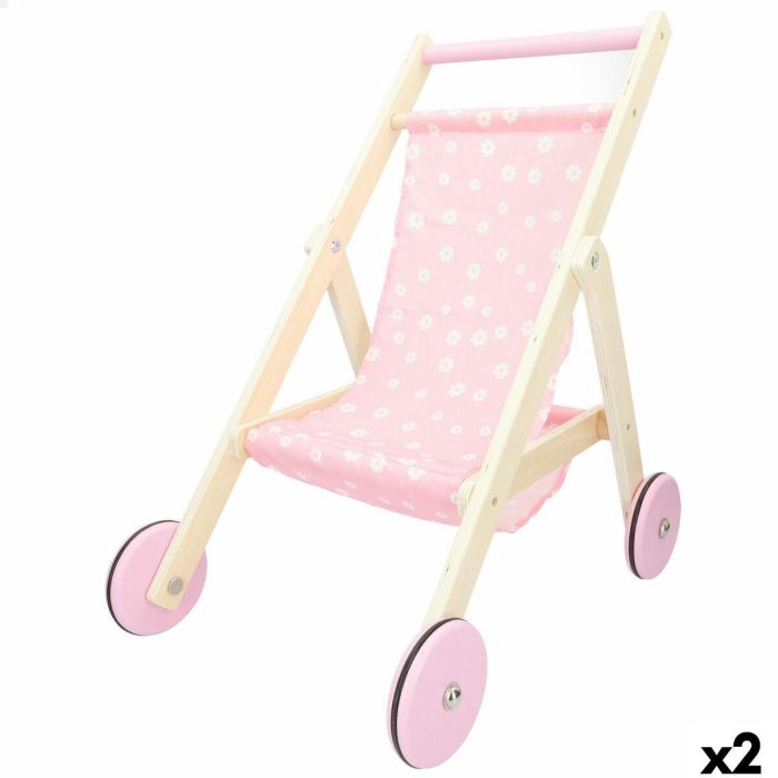 Carrito para Muñecas 33 x 44 x 51 cm (2 Unidades) Carrito para Muñecas 33 x 44 x 51 cm (2 Unidades)