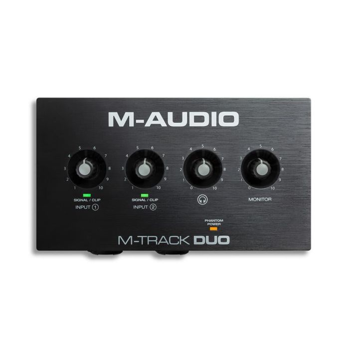 MAUDIO M-Track Duo Interfaz de Audio USB 2 Canales con Entradas Combo XLR/Jack e Instrumento