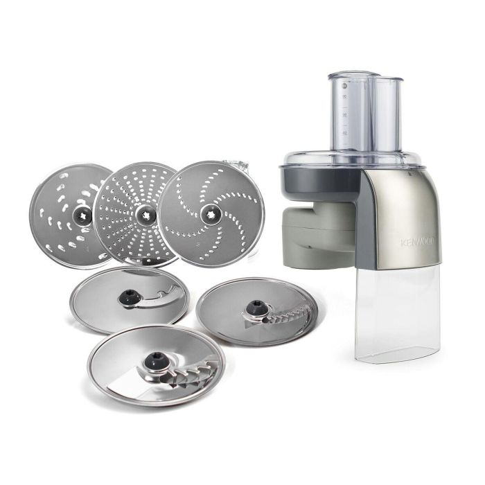 Kenwood Cortadora de Alimentos AT340 de Metal con 7 Discos de Acero Inoxidable para Rallar, Picar y Juliana 3