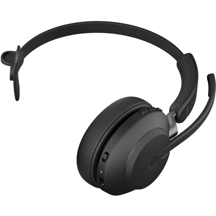 Jabra Evolve2 65 Mono MS + Link 380c Auriculares Inalámbricos Bluetooth USB-C MS Teams Negro 3
