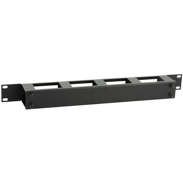 Lanview by Logon 1U 19" S TYPE CABLE MANAGEMENT PANEL WITH COVER BLACK 1 Lanview by Logon 1U 19" S TYPE CABLE MANAGEMENT PANEL WITH COVER BLACK 1