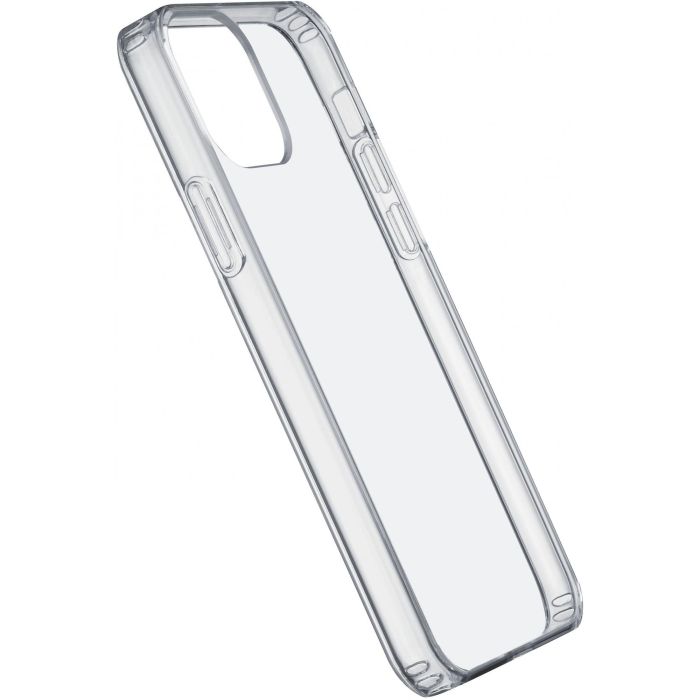 Cellularline Funda Clear Strong para Apple iPhone 12/12 Pro Rígida con Bordes de Goma Transparente Resistente a Golpes y Rayones