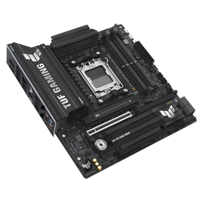 ASUS TUF GAMING B850M-PLUS WiFi Placa Base micro ATX AMD B850 Zócalo AM5 DDR5 para Ryzen 7000/8000/9000 Series Wi-Fi 6E BT 5.3 10