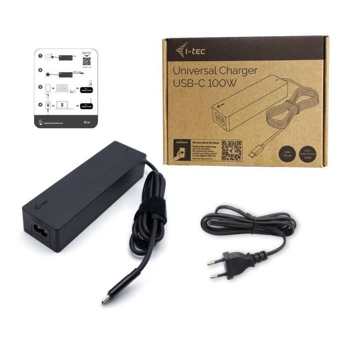 Cargador portátil i-Tec CHARGER-C100W Negro 3 Cargador portátil i-Tec CHARGER-C100W Negro 3