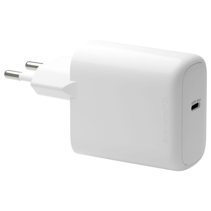 Dbramante1928 Re-Charge Cargador de Pared 45W EU, USB Tipo-C, CH45EUWH7112, Blanco, Compatible Universal 110-240V 0 Dbramante1928 Re-Charge Cargador de Pared 45W EU, USB Tipo-C, CH45EUWH7112, Blanco, Compatible Universal 110-240V 0