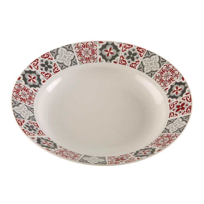 Plato Hondo Hidra Granate Versa - Porcelana Plato Hondo Hidra Granate Versa - Porcelana