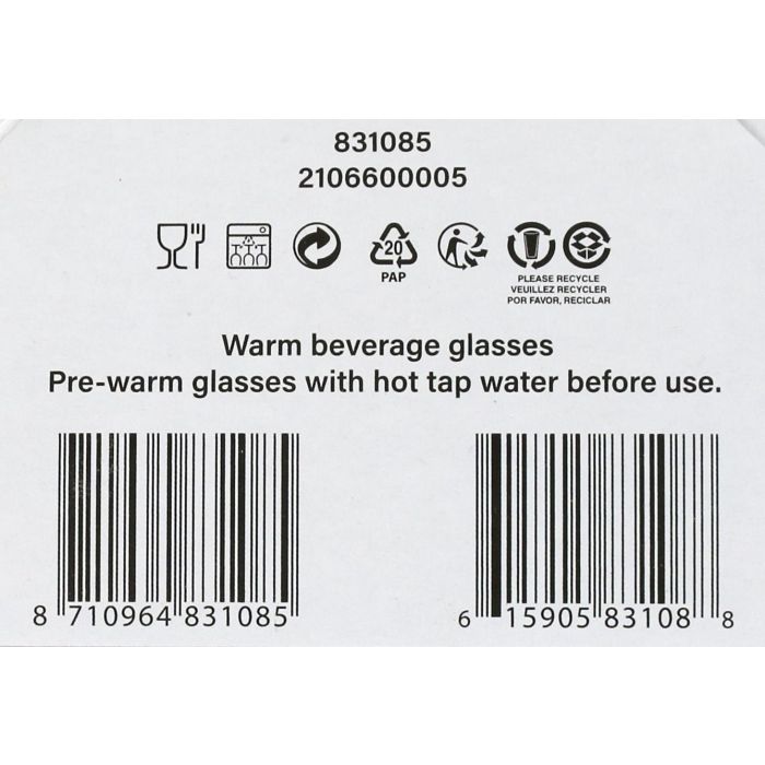 Royal Leerdam Set 6 Tazas Expresso Sentido 8 cl (4 Cajas)