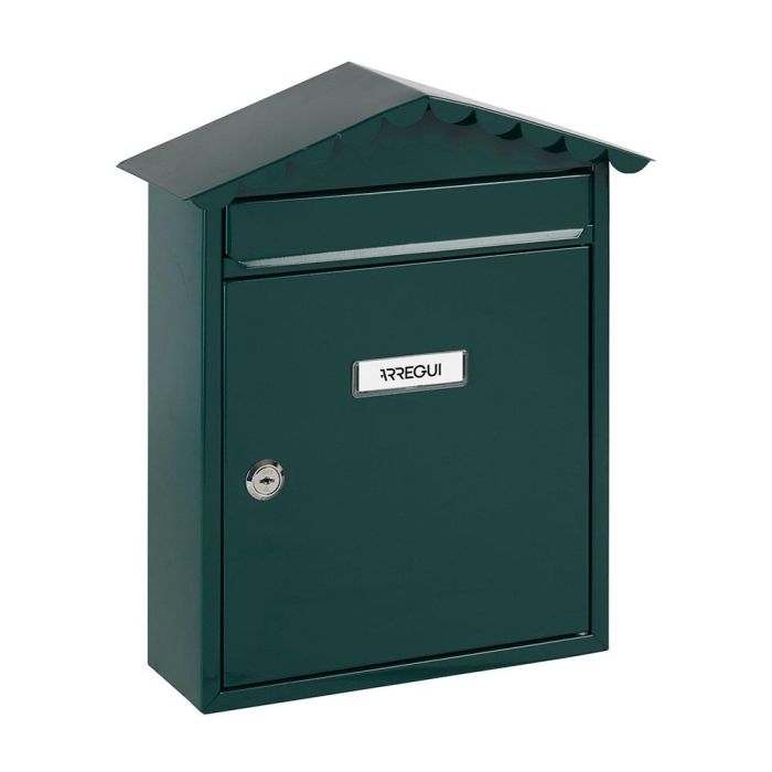Arregui Visit Buzón Exterior Individual Mediano (A4) de Acero Galvanizado Lacado Verde 30x11x36 cm 0 Arregui Visit Buzón Exterior Individual Mediano (A4) de Acero Galvanizado Lacado Verde 30x11x36 cm 0