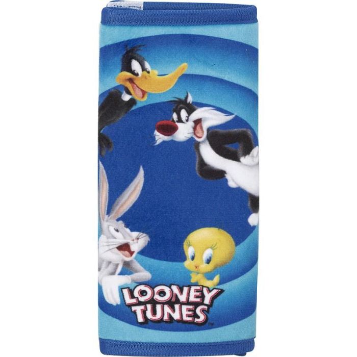 Looney Tunes I47 CZ10979 Almohadilla Suave para Cinturón de Seguridad Infantil, Rosa Aterciopelada, Ideal para Viajes Largos Looney Tunes I47 CZ10979 Almohadilla Suave para Cinturón de Seguridad Infantil, Rosa Aterciopelada, Ideal para Viajes Largos