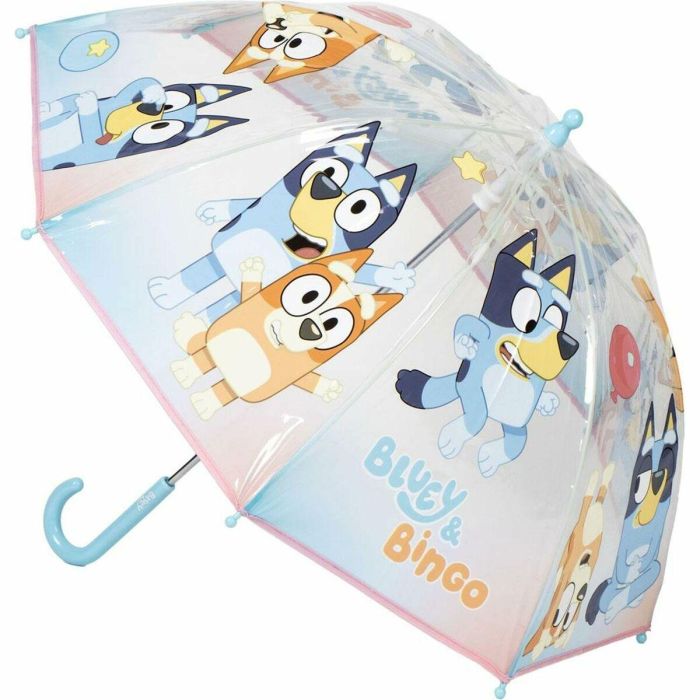Cerdá Paraguas Manual Poe Burbuja con Diseño Bluey de 45 cm en Azul, Ideal para Niños a partir de 3 Años 3 Cerdá Paraguas Manual Poe Burbuja con Diseño Bluey de 45 cm en Azul, Ideal para Niños a partir de 3 Años 3