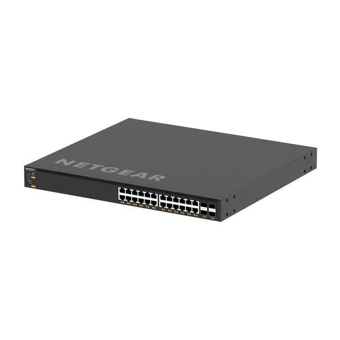 NETGEAR M4350-24X4V Switch Gestionado L3 24x10G Ethernet, 4xSFP28, PoE+, Montaje en Rack 1U 4 NETGEAR M4350-24X4V Switch Gestionado L3 24x10G Ethernet, 4xSFP28, PoE+, Montaje en Rack 1U 4