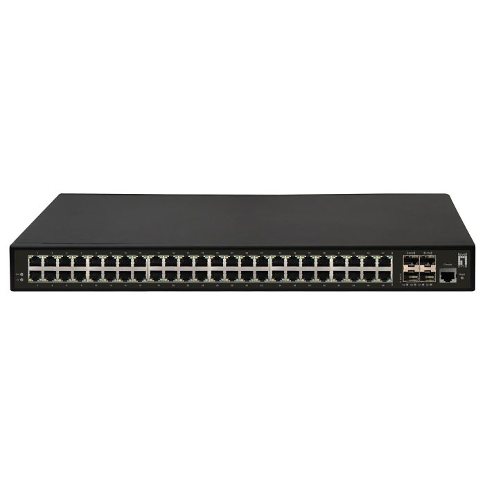 LevelOne GTL-5291 Switch Gestionado L3 48 Puertos Gigabit Ethernet 4 Puertos 10G SFP+ Montaje en Rack 1U 0 LevelOne GTL-5291 Switch Gestionado L3 48 Puertos Gigabit Ethernet 4 Puertos 10G SFP+ Montaje en Rack 1U 0