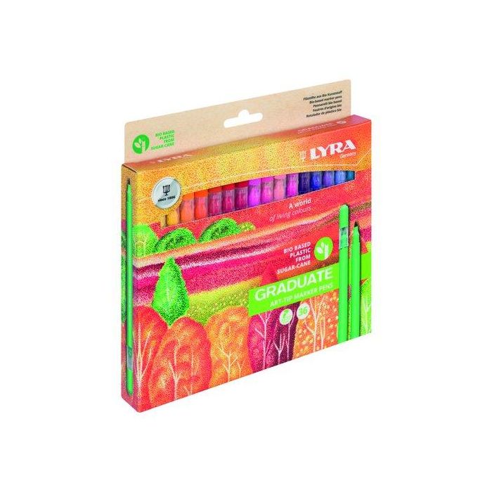 Rotulador Fibra Lyra Graduate Art Tip Estuche De 36