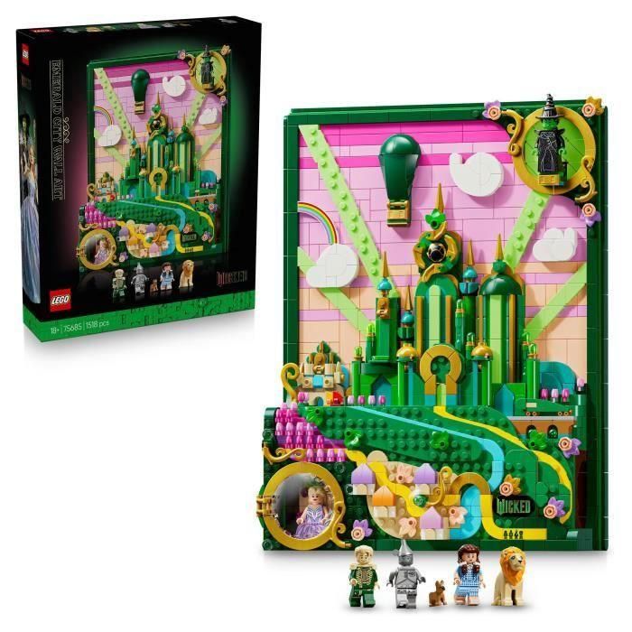 LEGO 75685 Wicked Pintura de la Ciudad Esmeralda - Set de Construcción 3D para Adultos 0 LEGO 75685 Wicked Pintura de la Ciudad Esmeralda - Set de Construcción 3D para Adultos 0
