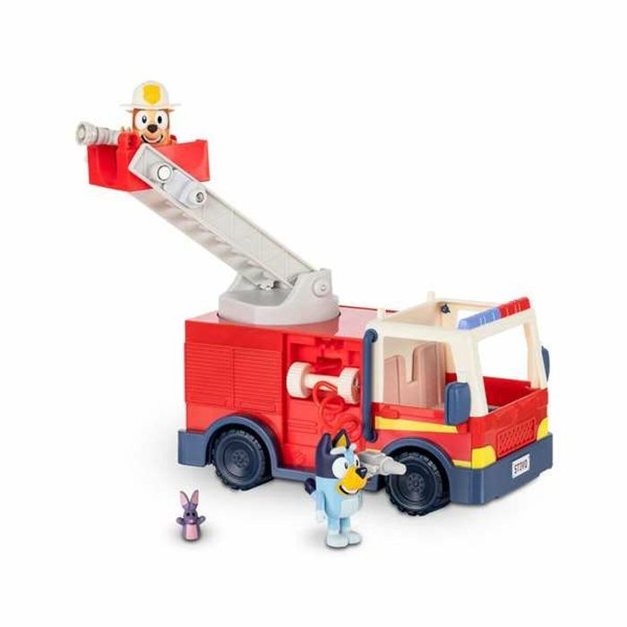 Camion de bomberos bluey.incluye figura de bingo y de bluey con accesorios. 5 Camion de bomberos bluey.incluye figura de bingo y de bluey con accesorios. 5