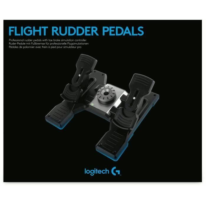 Pedales de timón de vuelo SAITEK BY LOGITECH 4 Pedales de timón de vuelo SAITEK BY LOGITECH 4