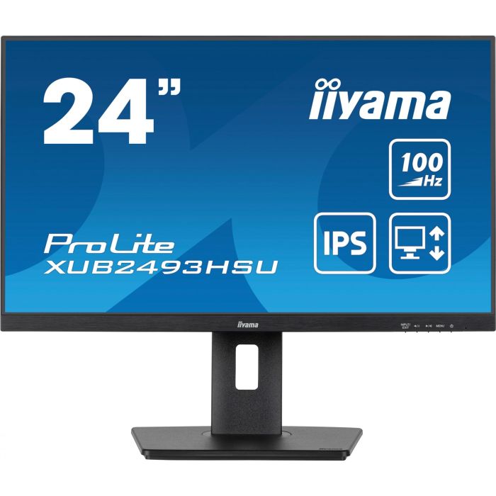 iiyama XUB2493HSU-B7 Monitor ProLite 24" FHD IPS (1920x1080) 1ms 100Hz HDMI DP Speaker Pivot Black 1 iiyama XUB2493HSU-B7 Monitor ProLite 24" FHD IPS (1920x1080) 1ms 100Hz HDMI DP Speaker Pivot Black 1