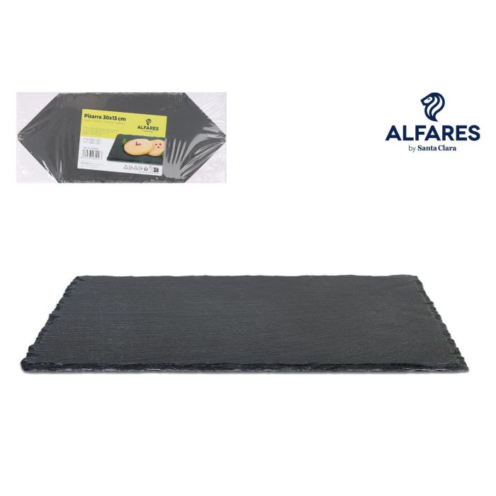 Santa Clara Bandeja Pizarra Alfares 30 x 13 cm (20 Unidades) Santa Clara Bandeja Pizarra Alfares 30 x 13 cm (20 Unidades)