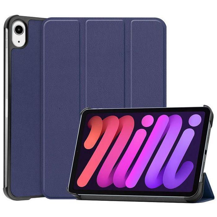 CoreParts Cover for iPad Mini 6 2021 for iPad Mini 6 (2021) Tri-fold Caster Hard Shell Cover with Auto Wake Function - Blue CoreParts Cover for iPad Mini 6 2021 for iPad Mini 6 (2021) Tri-fold Caster Hard Shell Cover with Auto Wake Function - Blue