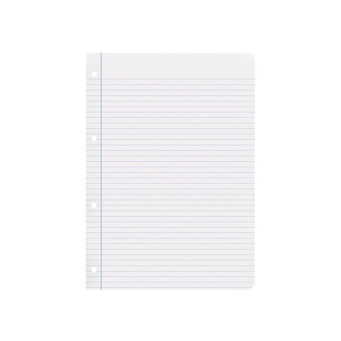 Recambio Liderpapel A4 100 Hojas 100 gr-M2 Rayado Horizontal Con Margen 4 Taladros 24 unidades 5