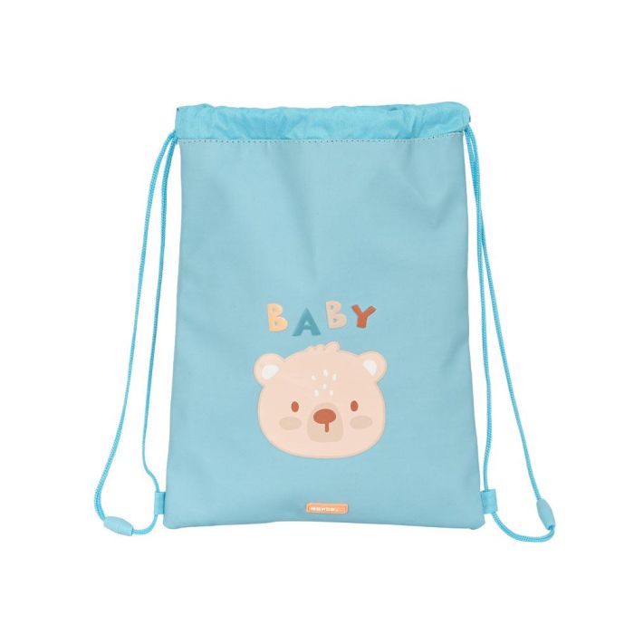 Bolsa Mochila con Cuerdas Safta Baby bear Azul