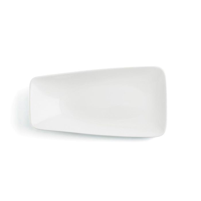 Plato Llano Ariane Vital Rectangular Cerámica Blanco (29 x 15,5 cm) (6 Unidades)