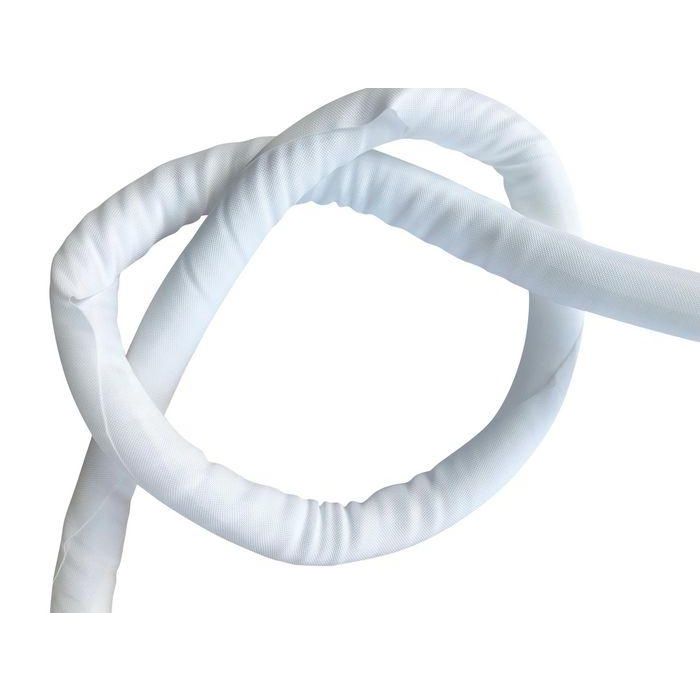 Vivolink Funda Flexible para Cables Organizador Blanco Ø38mm de 25 Metros en Rollo - Gestión Fácil de Cableado Recortable Vivolink Funda Flexible para Cables Organizador Blanco Ø38mm de 25 Metros en Rollo - Gestión Fácil de Cableado Recortable