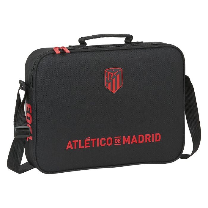 Cartera Escolar Atlético Madrid Negro (38 x 28 x 6 cm) 0 Cartera Escolar Atlético Madrid Negro (38 x 28 x 6 cm) 0