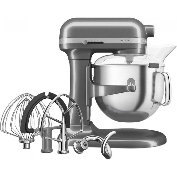 Kitchenaid 5KSM70SHXEMS Artisan Küchenmaschine 6.6L Medallion Silber 1