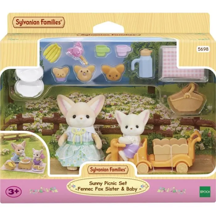 Sylvanian Families Juego de Picnic Fennec - SYL5054131056981 Hermanos y Hermanas 2