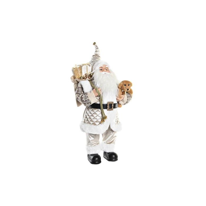 Figura Navidad Moderna DKD Home Decor Champan Gris 20 x 60 x 37 cm