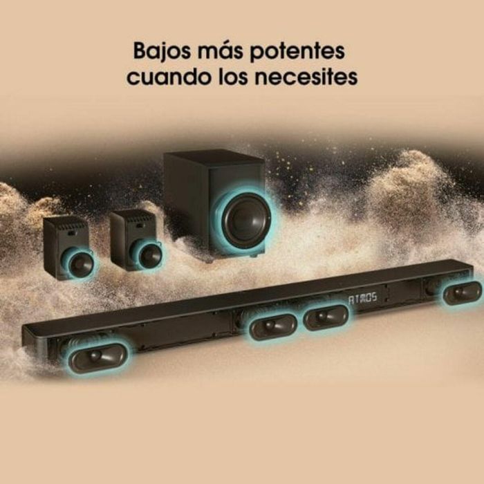 Barra de Sonido Hisense AX5100G 340W Negro 3 Barra de Sonido Hisense AX5100G 340W Negro 3