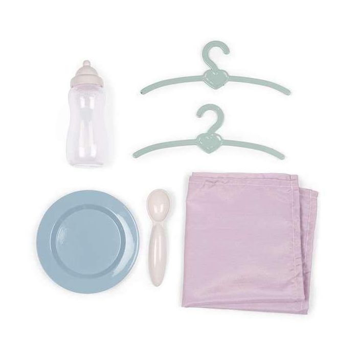 Smoby Trolley Baby Nurse 3 en 1 Maleta, Trona y Cuna para Muñecas hasta 42 cm. 62x25,5x25,5 cm 12